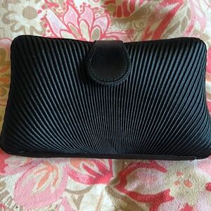 Beautiful Carlo Fellini Hard shelled silk Clutch
